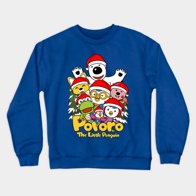 Pororo and Friends Xmas Edition Crewneck Sweatshirt by Baby Kids Zone